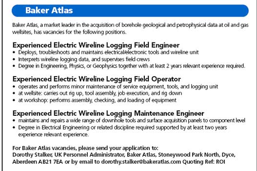 Click here to send mail to Baker Atlas