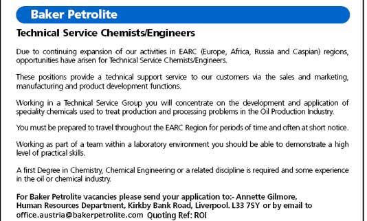 Send a mail to Baker Petrolite