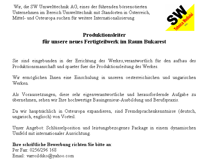 productionsleiter