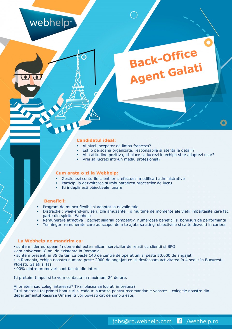Back Office Agent Galati Webhelp Romania Aplica Pe Ejobs